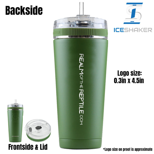 Realm of the Reptile 26 oz Ice Shaker Flex Bottle