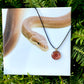 Olivia the Olive Python Snake Skin Shed Necklace and 8x8 Canvas Print Bundle