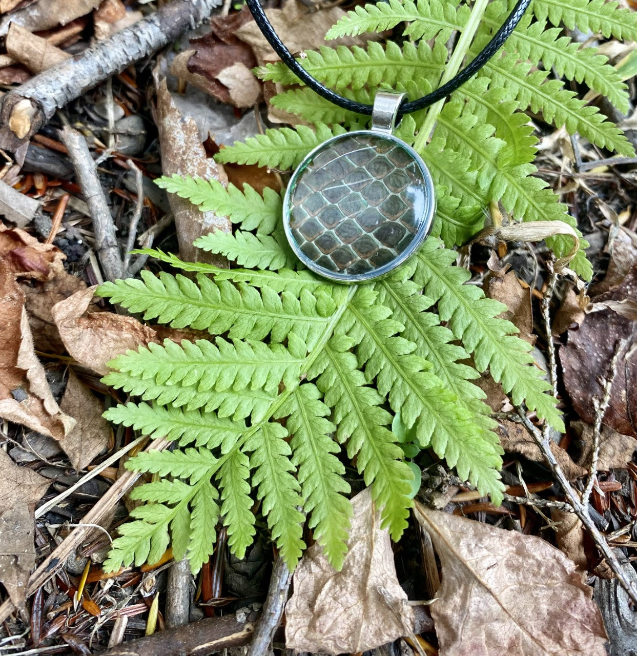 Snake Skin Shed Necklace